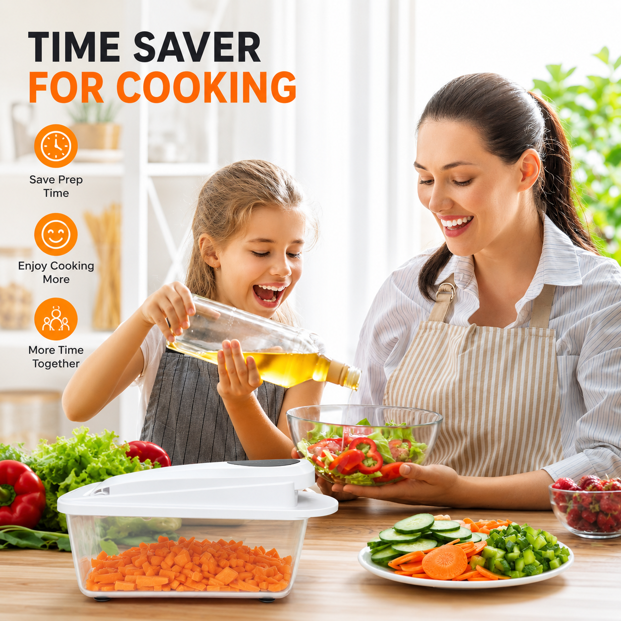 Zyleno PrepMaster 12-in-1 Vegetable Chopper