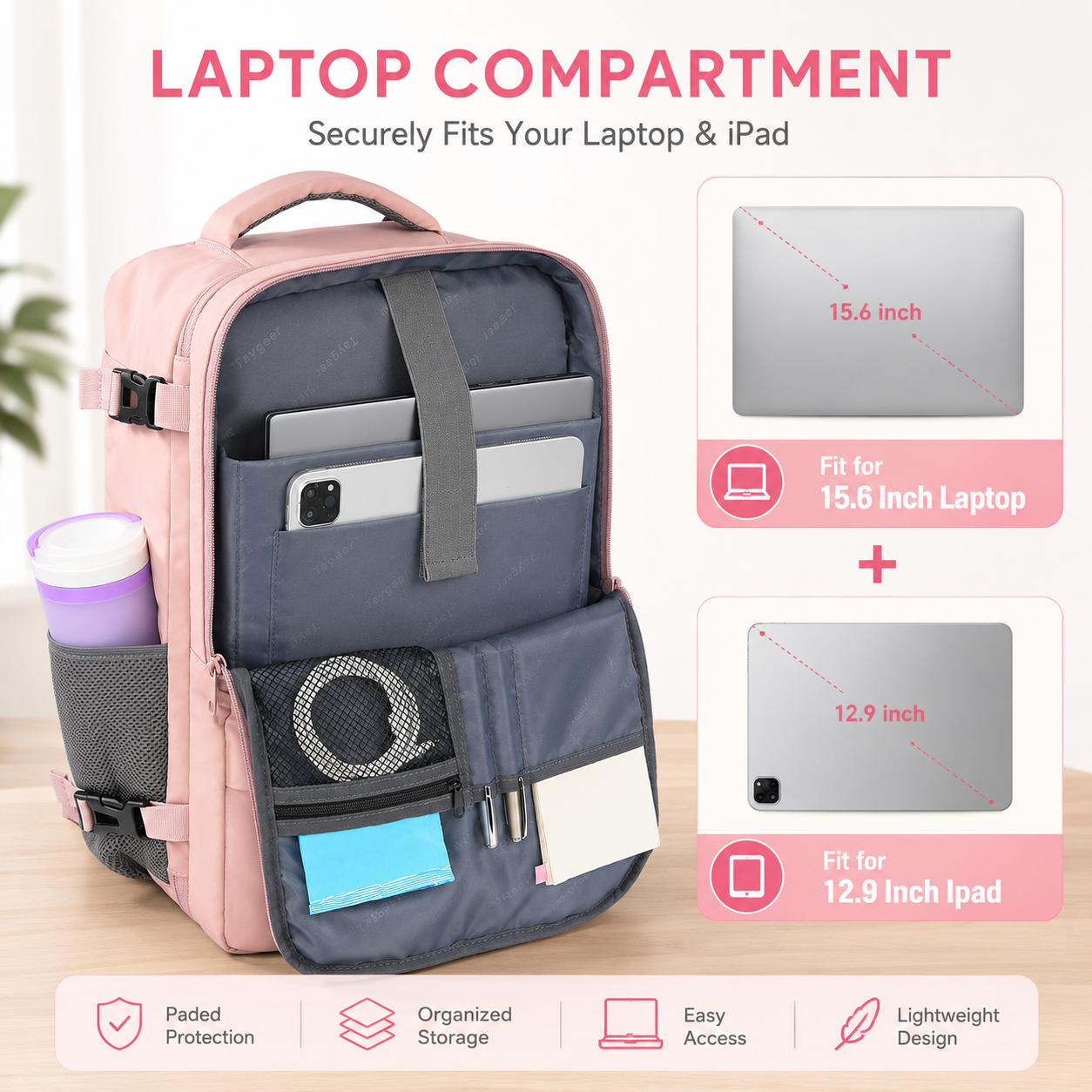 Zyleno Women’s Convertible Travel Backpack