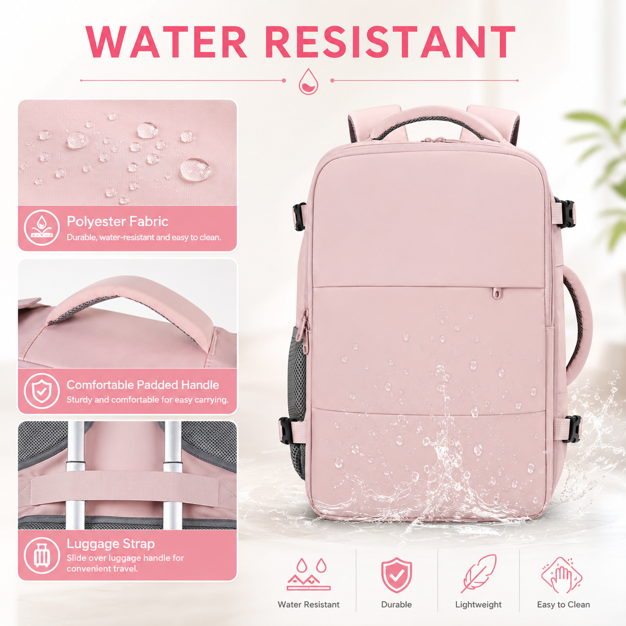 Zyleno Women’s Convertible Travel Backpack