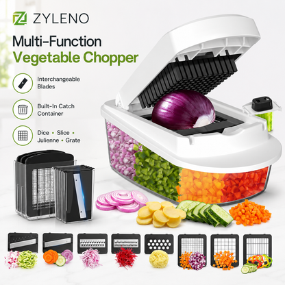 Zyleno PrepMaster 12-in-1 Vegetable Chopper