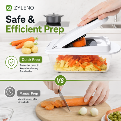 Zyleno PrepMaster 12-in-1 Vegetable Chopper