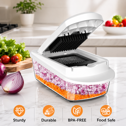 Zyleno PrepMaster 12-in-1 Vegetable Chopper