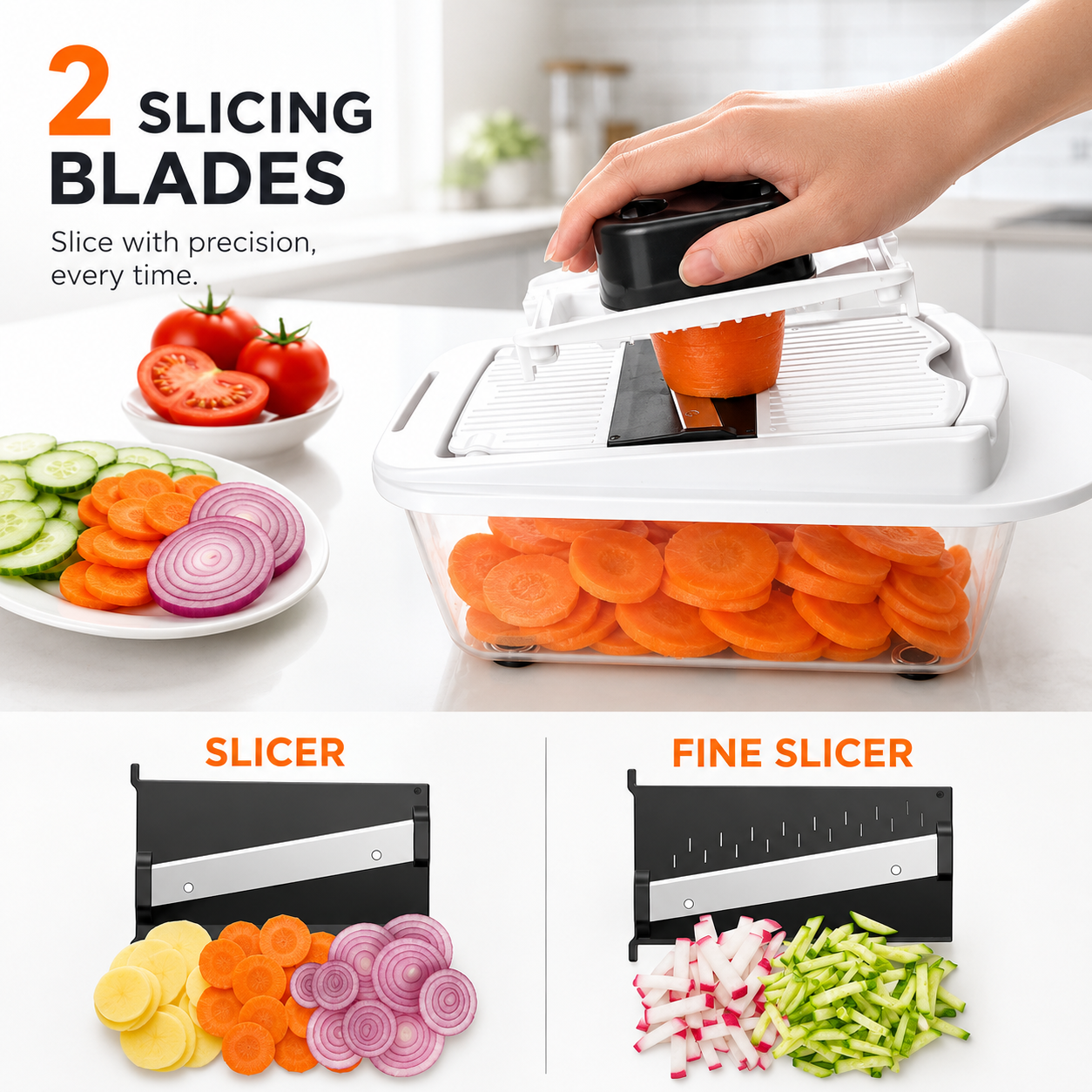 Zyleno PrepMaster 12-in-1 Vegetable Chopper