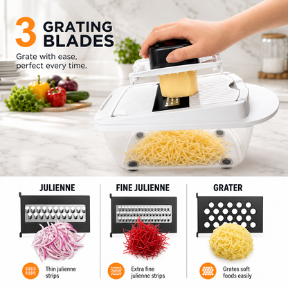 Zyleno PrepMaster 12-in-1 Vegetable Chopper