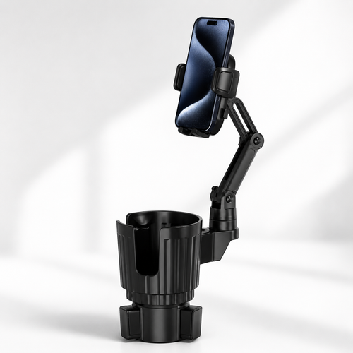 Zyleno 2-in-1 Car Cup Holder Phone Mount
