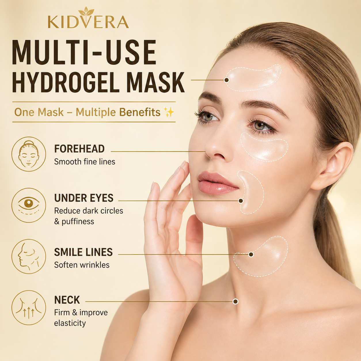 KIDVERA Golden Radiance Eye Mask